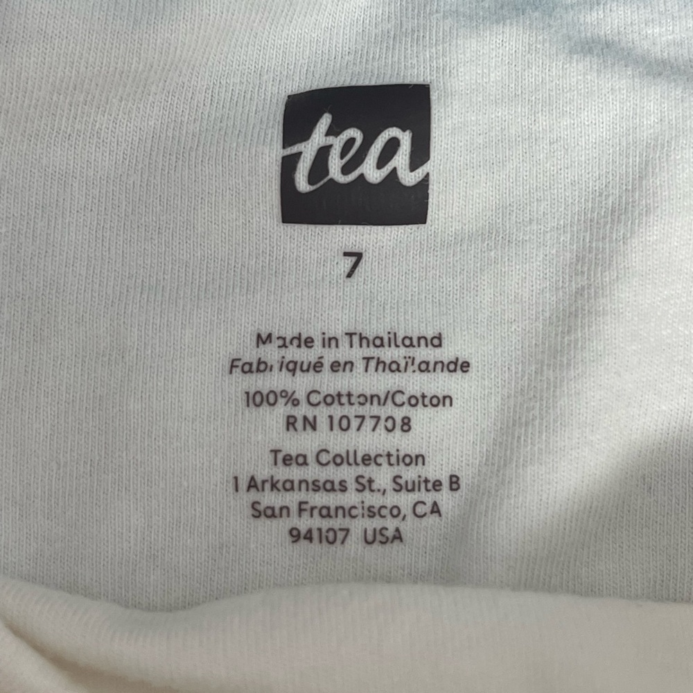 TEA COLLECTION: Salty Dog UV Graphic T-Shirt, Size 7 - Picture 3 of 9
